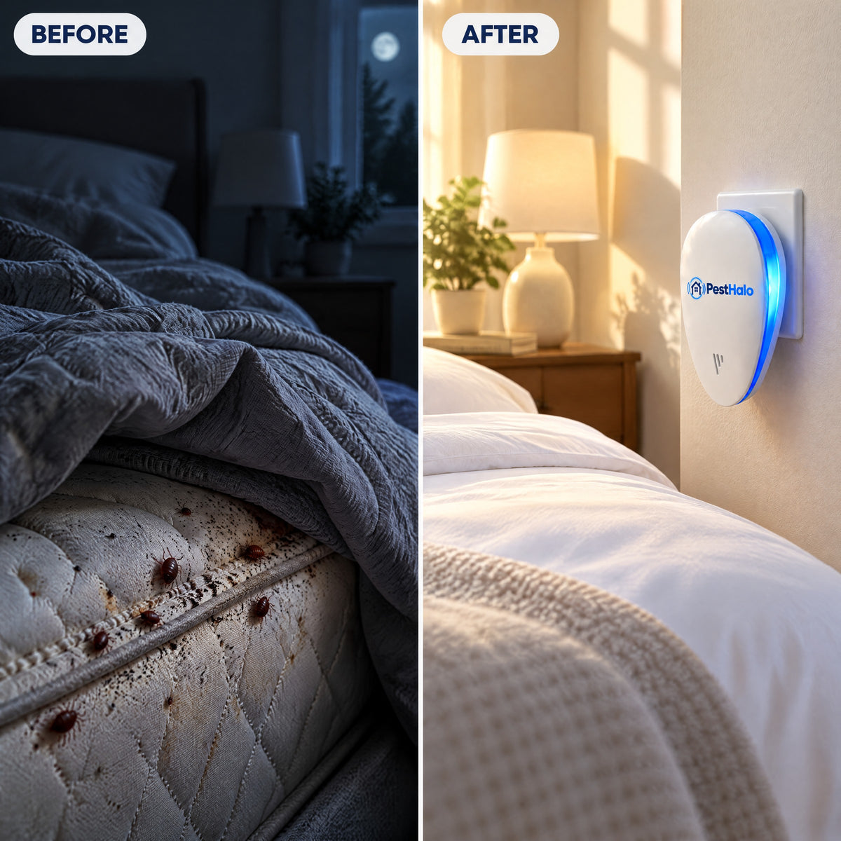 PestHalo™ Ultrasonic + Electromagnetic Pest Repeller